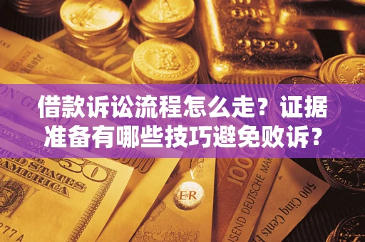 武汉借款诉讼流程怎么走？证据准备有哪些技巧避免败诉？