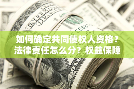 武汉如何确定共同债权人资格？法律责任怎么分？权益保障技巧揭秘！