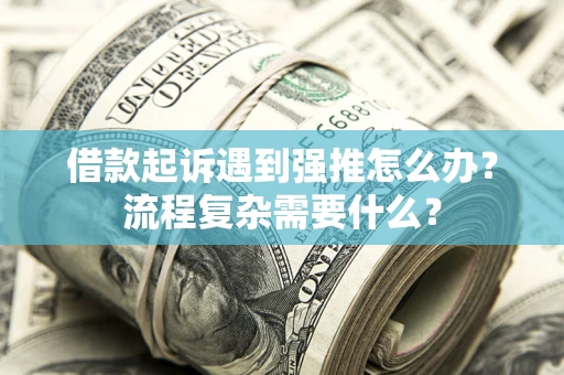 武汉借款起诉遇到强推怎么办？流程复杂需要什么？