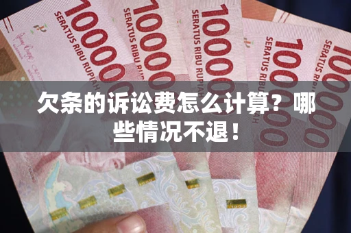 武汉欠条的诉讼费怎么计算？哪些情况不退！