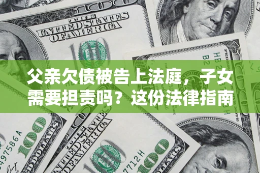 武汉父亲欠债被告上法庭，子女需要担责吗？这份法律指南必须看完