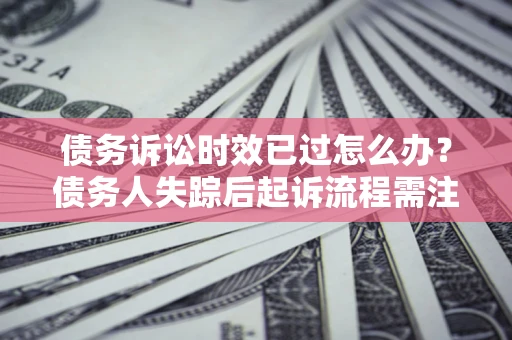 武汉债务诉讼时效已过怎么办？债务人失踪后起诉流程需注意什么？