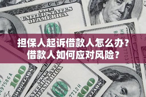 武汉担保人起诉借款人怎么办？借款人如何应对风险？
