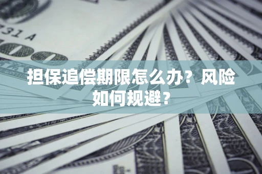 武汉担保追偿期限怎么办？风险如何规避？